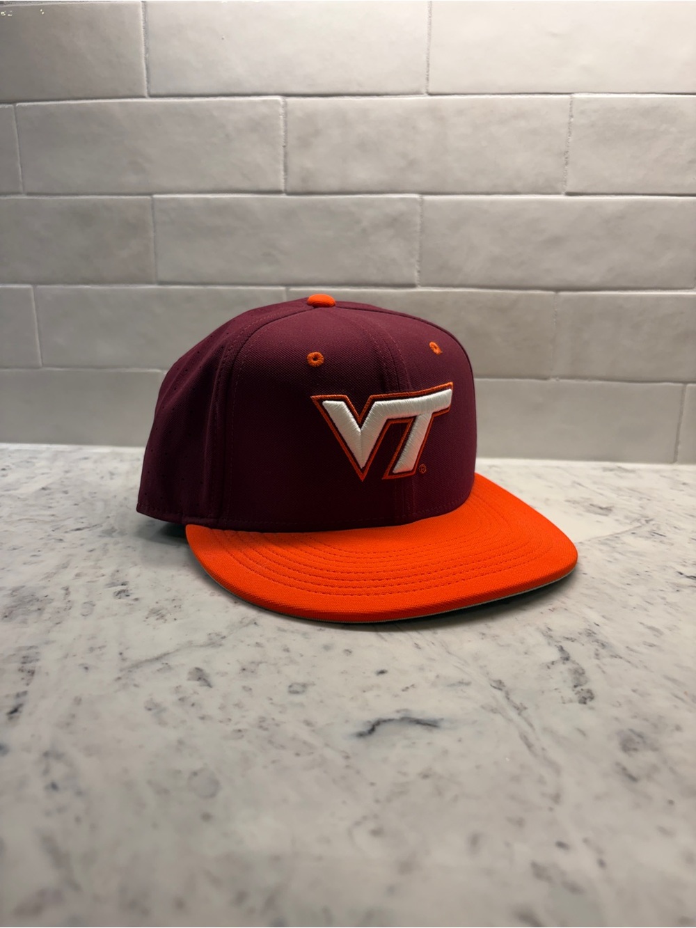 Nike Maroon and Orange VT Snapback Hat